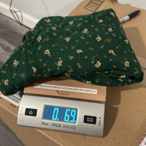 O'Neill Green Pink Floral Button Down Sleep Shirt NWT Women's Size Small - Picture 9 of 9